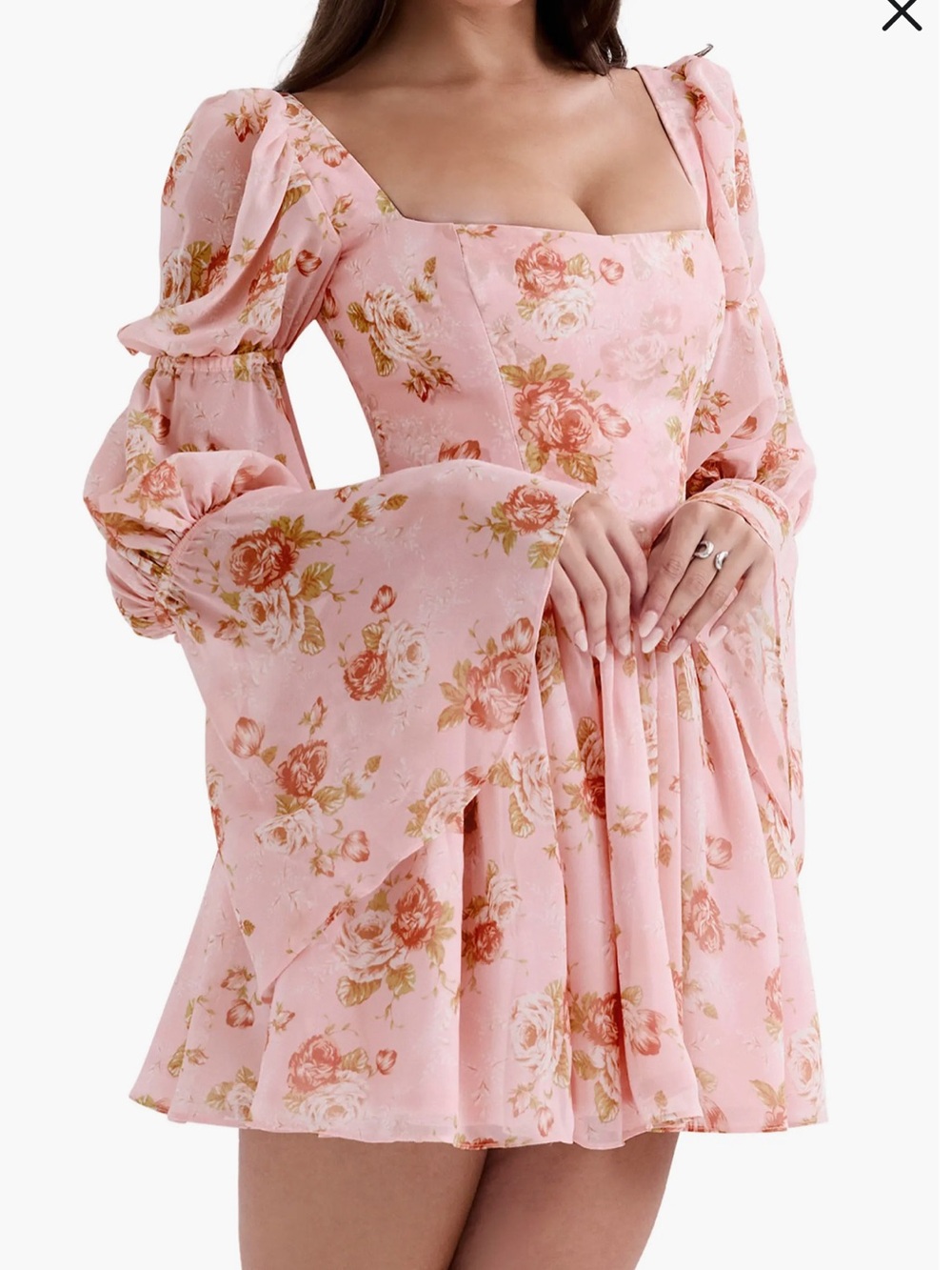 House of CB - Sancia Floral Print Minidress - Picture 3 of 5